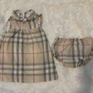 Burberry 2-Piece Ruffle Dress